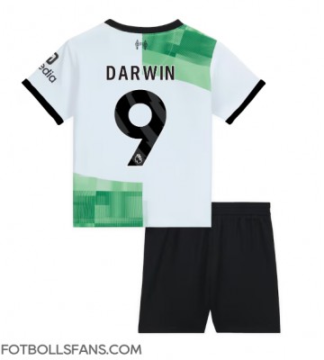 Liverpool Darwin Nunez #9 Replika Bortatröja Barn 2023-24 Kortärmad (+ Korta byxor)